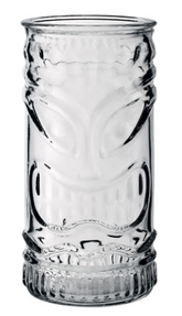 Schachtel mit 6 transparenten Tiki-Gläsern - 46 cl